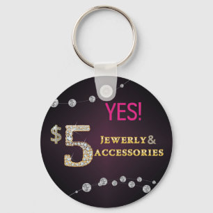 Yes!$5ジュエリーとアクセサリーキーチェーン キーホルダー