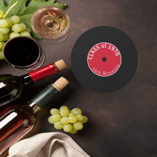 Yes 50 years!  Class reunion coasters ラウンドペーパーコースター
