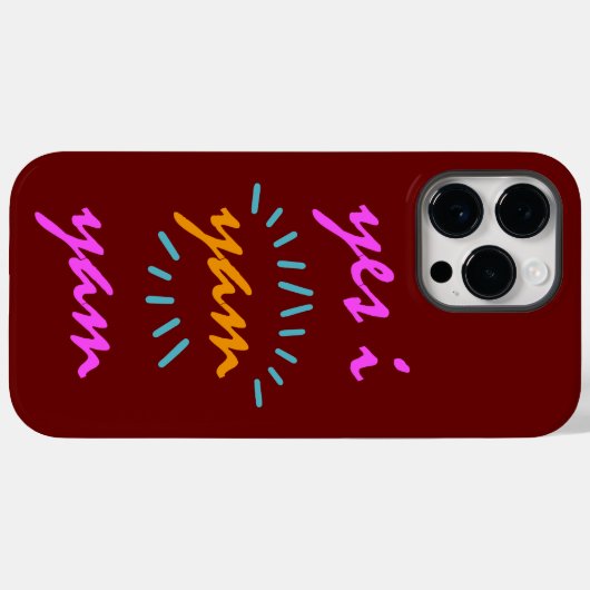 yes Case-Mate iPhoneケース (裏面 (横))