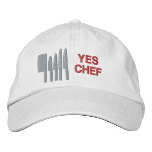 YES CHEF - 刺繍キャップ 刺繍入りキャップ