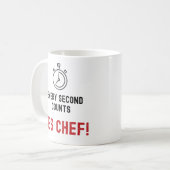 Yes Chef! 秒秒必争 マグ (正面左)