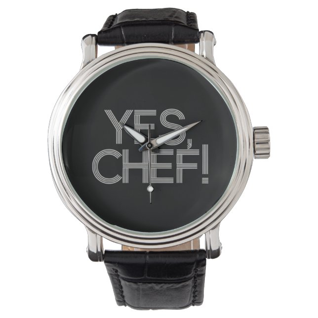 Yes, Chef! 腕時計 (正面)
