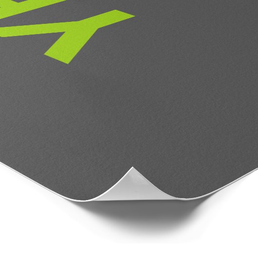 YES, CHEF! – Funny Kitchen Poster ポスター (角)