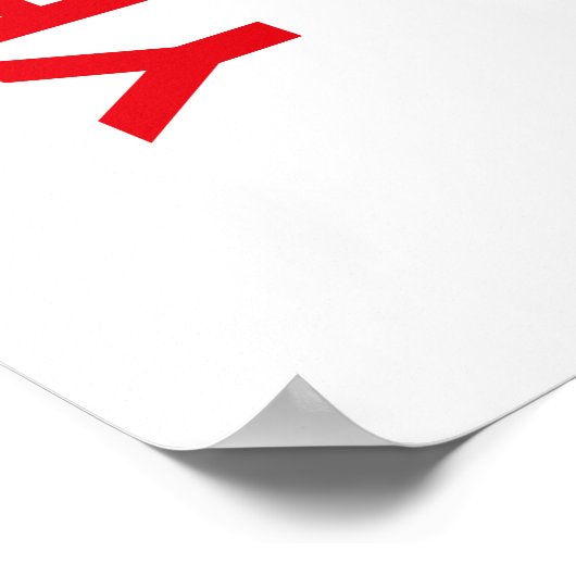 YES, CHEF! – Funny Kitchen Poster ポスター (角)