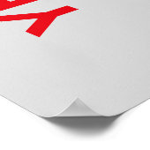 YES, CHEF! – Funny Kitchen Poster ポスター (角)