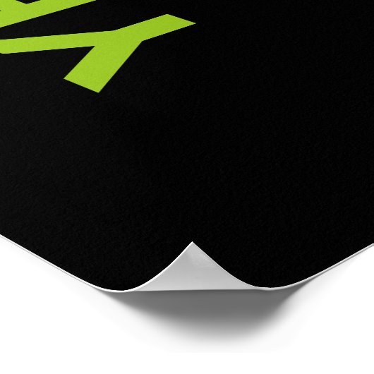 YES, CHEF! – Funny Kitchen Poster ポスター (角)