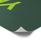 YES, CHEF! – Funny Kitchen Poster ポスター (角)