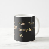 Yes Dear –Personalized Marriage Mug (Customizable) コーヒーマグカップ (正面右)