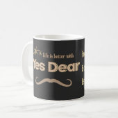 Yes Dear –Personalized Marriage Mug (Customizable) コーヒーマグカップ (正面左)