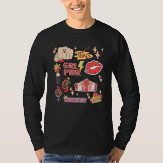 Yes Girl 女性の力 フェミニスト 国際女性デー Tシャツ