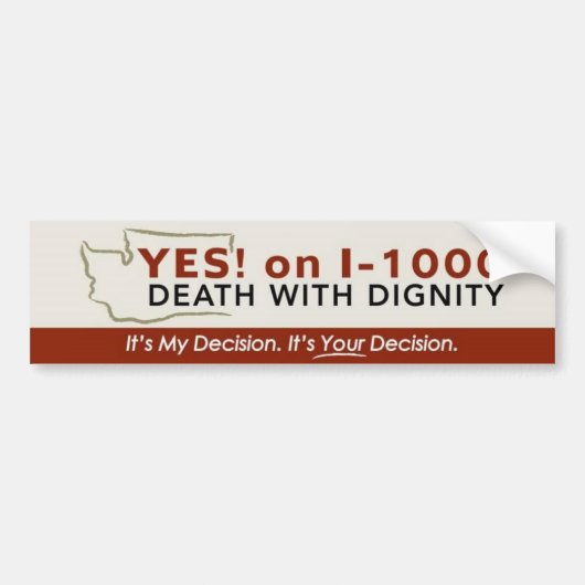 Yes! I-1000バンパーステッカー バンパーステッカー (正面)