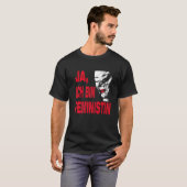 Yes, I am feminist, for engaged men and women Prem Tシャツ (正面フル)