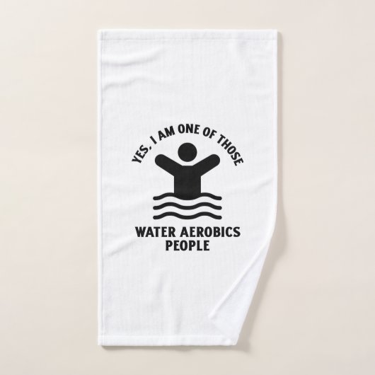 Yes I am one of those water aerobics swimming ハンドタオル (ハンドタオル)