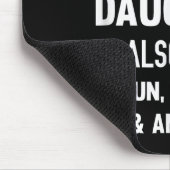 Yes I Do Have A Beautiful Daughter Gun Shovel Alib マウスパッド (コーナー)