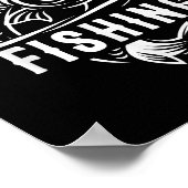 Yes I Do Have A Retirement Plan Fishing Funny Fish ポスター (角)