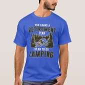 Yes I Have a Retirement Plan I Plan on Camping boy Tシャツ (正面)