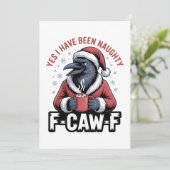 Yes I Have Been Naughty F-Caw-F Funny Christmas  セーブザデート (スタンド正面)