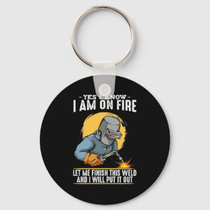 Yes I Know I Am On Fire キーホルダー
