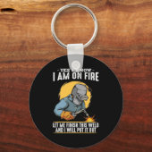Yes I Know I Am On Fire キーホルダー (正面)