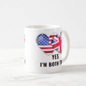 Yes, I’m Both – シチズンシップデー コーヒーマグカップ (正面右)