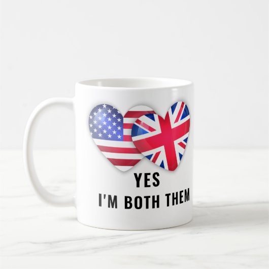 Yes, I’m Both – シチズンシップデー コーヒーマグカップ (左)