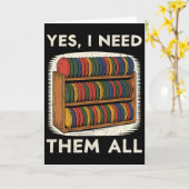 Yes I Need Them All ディスクゴルフ棚 ジョーク ディスクゴルフ カード (黄色い花)
