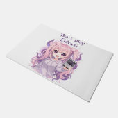 Yes I Play Eldrazi – Cute Kawaii MTG Shirt ドアマット (アングル)