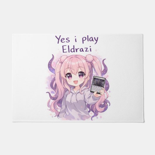 Yes I Play Eldrazi – Cute Kawaii MTG Shirt ドアマット (正面)