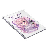 Yes I Play Eldrazi – Cute Kawaii MTG Shirt ノートブック (右側)