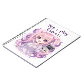 Yes I Play Eldrazi – Cute Kawaii MTG Shirt ノートブック (左側)