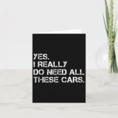 Yes I Really Do Need All These Funny Car  カード (正面)