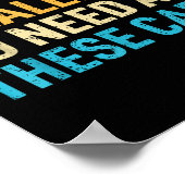 Yes I Really Do Need All These Funny Car Mechanic ポスター (角)