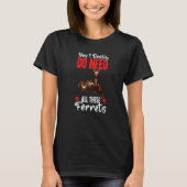 Yes i really do need ferrets otter tシャツ (正面)