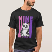 Yes I'M 9 Panda Themed 9Th Py Tシャツ (正面)