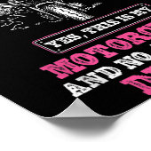 Yes I'm A Girl Yes, Ths Is My Motorcycle And No, Y ポスター (角)