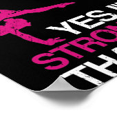 Yes I'm A Gymnast Gymnastics Athlete Handstand ポスター (角)