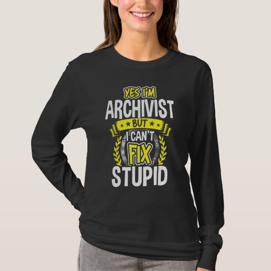Yes, I'm Archivist Tシャツ (正面)