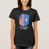 Yes, I'm Both Of Them Half American Half Somalis H Tシャツ (正面)