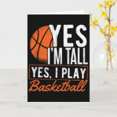 Yes I'm Tall And Yes I Play Sketll - Sketll Player カード (黄色い花)