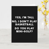 Yes I'm Tall No I Don't Play Sketll 1 カード (黄色い花)