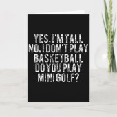 Yes I'm Tall No I Don't Play Sketll 2  カード (正面)