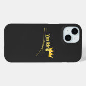 Yes King クラウン 楽しいミーム Case-Mate iPhoneケース (裏面 (横))