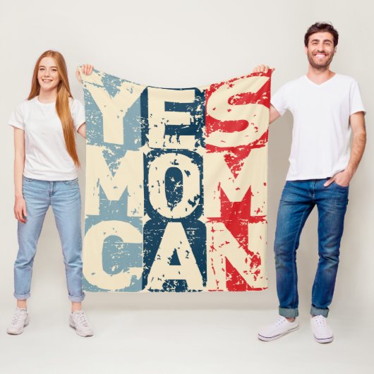 Yes Mom Can フリースブランケット (インサイチュ)