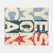 Yes Mom Can フリースブランケット (正面(横))