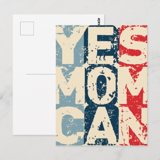 Yes Mom Can ポストカード (正面/裏面)