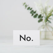 Yes/No名刺 名刺 (スタンド正面)