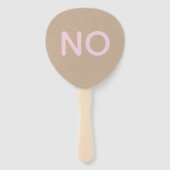 Yes or No ウェディングゲームパドル ハンドファン (裏面)