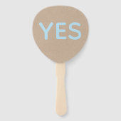 Yes or No ウェディングゲームパドル ハンドファン (正面)