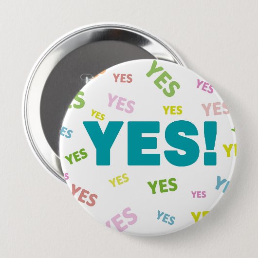 YES! Pinボタン 缶バッジ (正面&裏面)