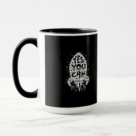 Yes Rocketshipできます マグカップ (左)